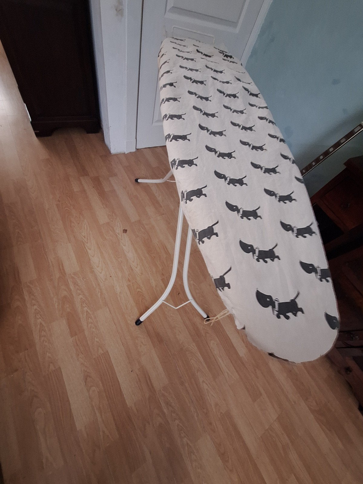 Brabantia Strijkplank met leuke hondenprint, Ophalen, Gebruikt