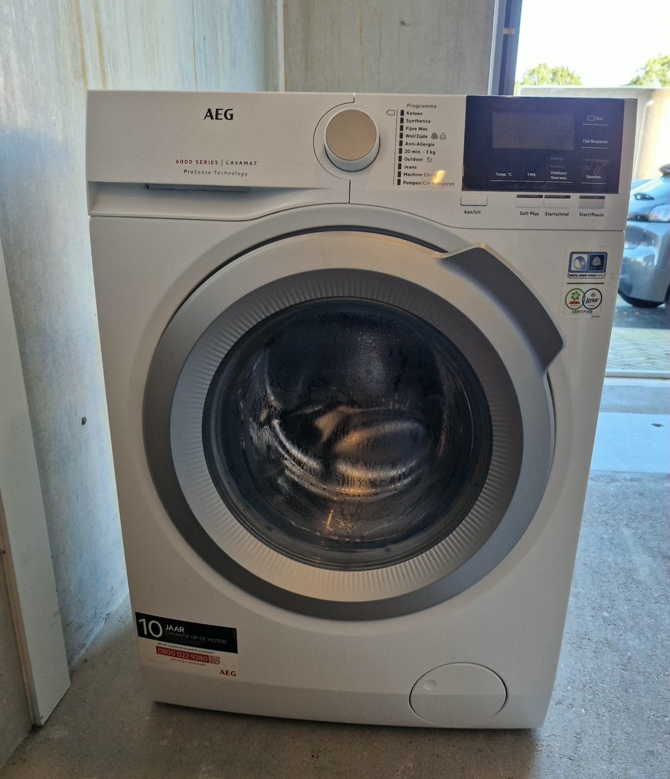 AEG 6000 Serie Lavamat Wasmachine - Zo goed als nieuw, Witgoed en Apparatuur, Ophalen, Gebruikt, 85 tot 90 cm, 1200 tot 1600 toeren
