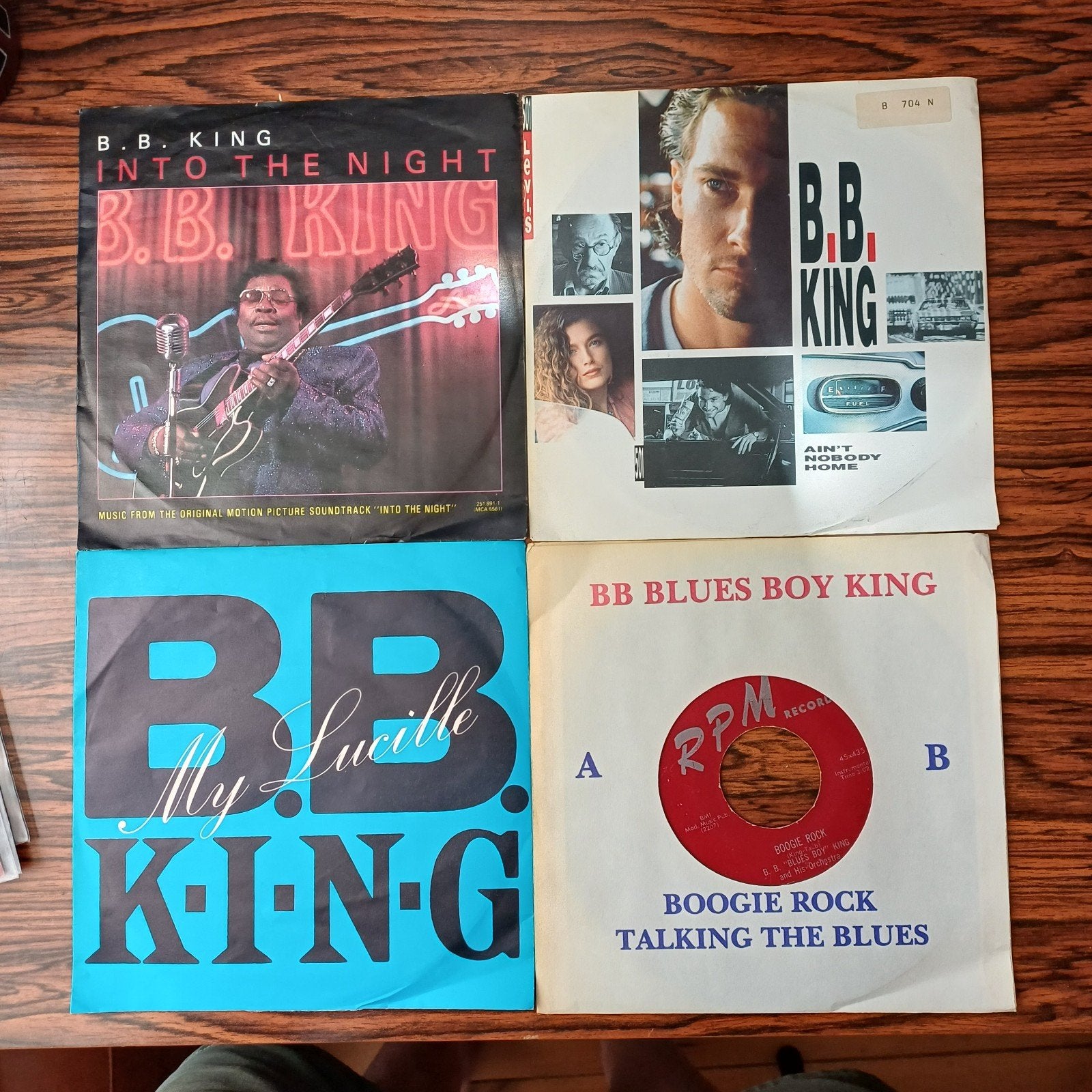 B.B. King  4 Singles, Gebruikt, 7 inch, Ophalen of Verzenden, EP