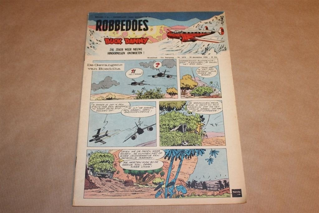 Robbedoes Weekblad - Nr. 1079 - 1958, Eén stripboek, Ophalen of Verzenden, Zo goed als nieuw