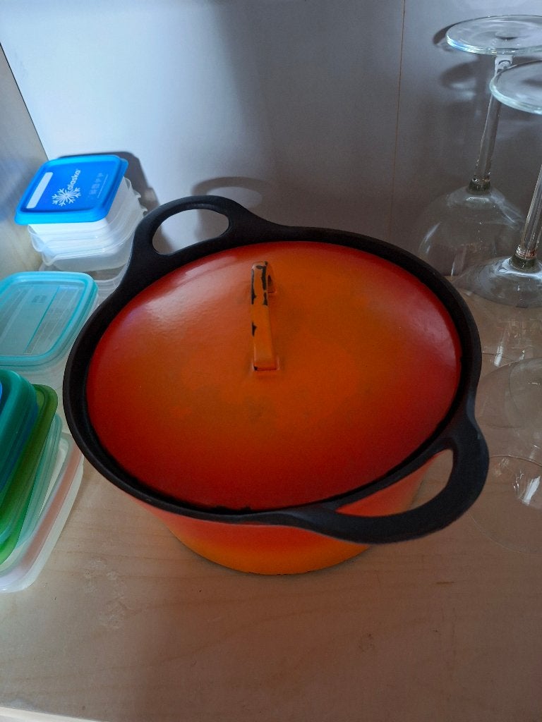 giet ijzeren braadpan Hackman 25, Ophalen, Gebruikt, Met deksel, Overige merken
