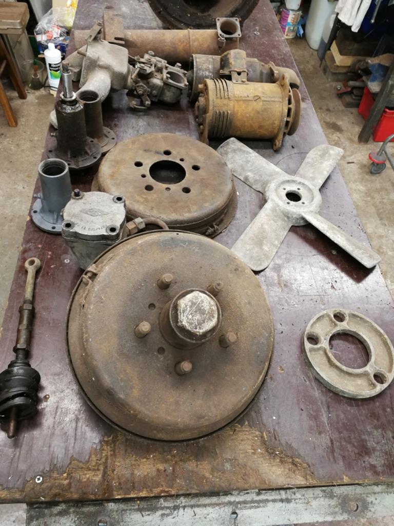 Lot onderdelen Mercedes 170 v w136., Ophalen