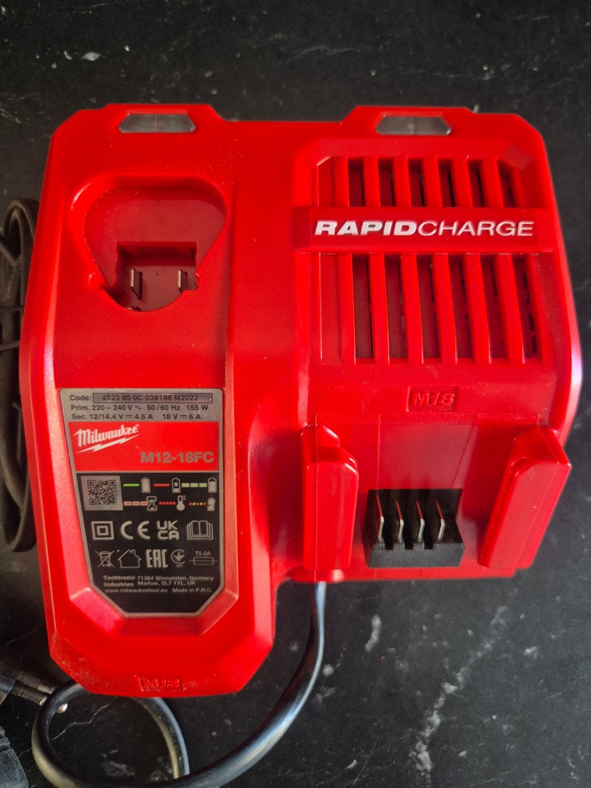 Milwaukee M12 / M18 snellader, Ophalen of Verzenden, Nieuw