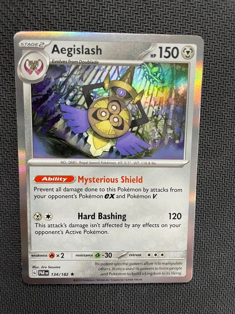 Aegislash 134/182 Reverse Holo Paradox Rift Packfresh, Ophalen of Verzenden, Zo goed als nieuw