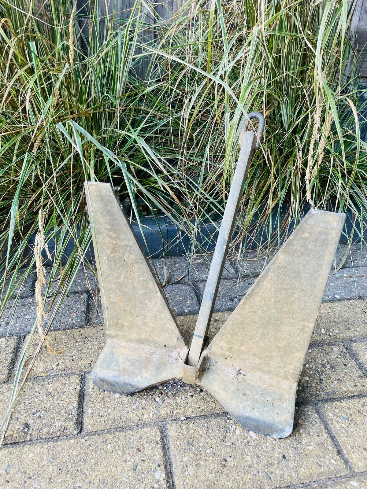 Gebruikt anker voor boot of decoratie, Ophalen of Verzenden, Gebruikt, Overige typen