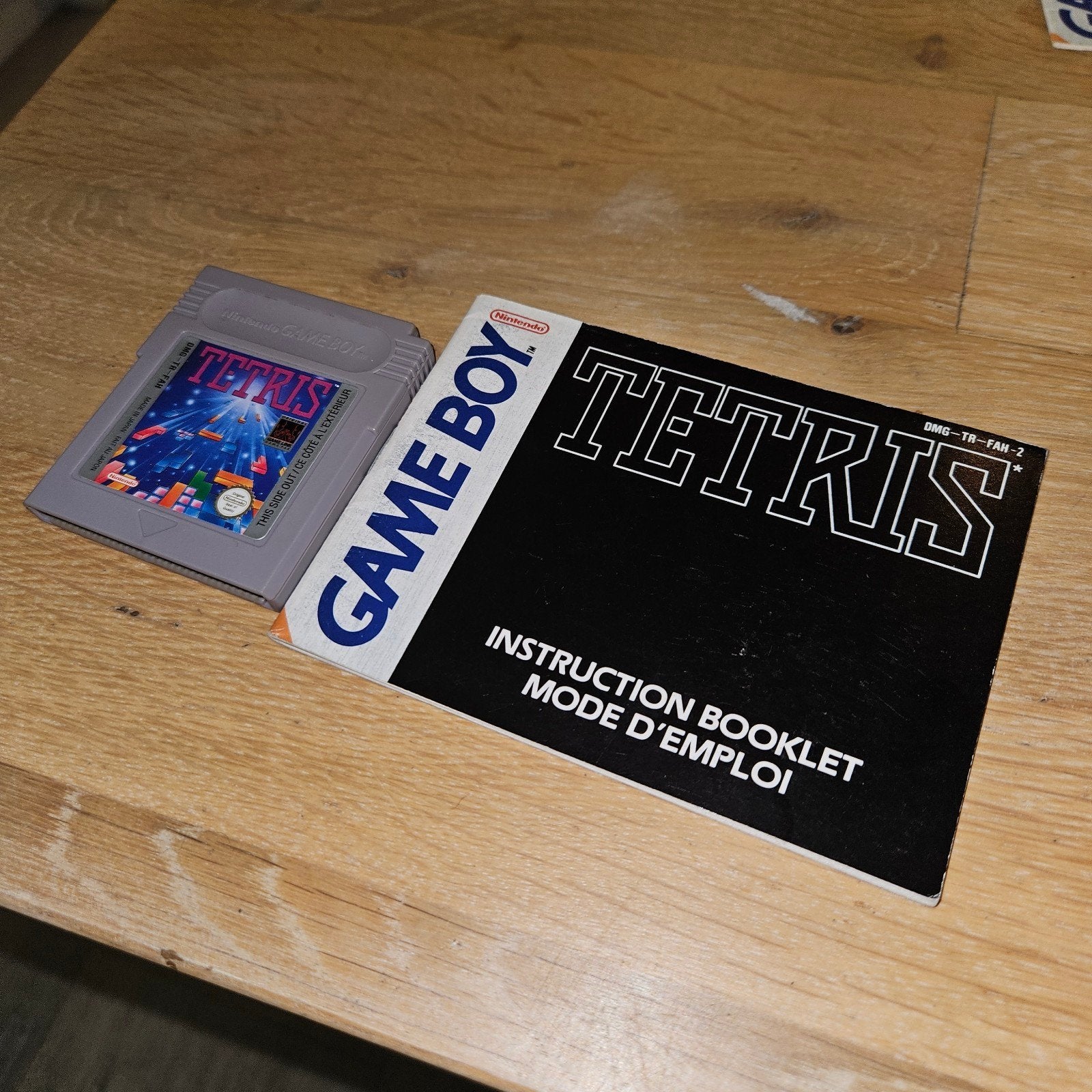 Tetris Game Boy spel met boekje, Puzzel en Educatief, Gebruikt, 1 speler, Ophalen of Verzenden
