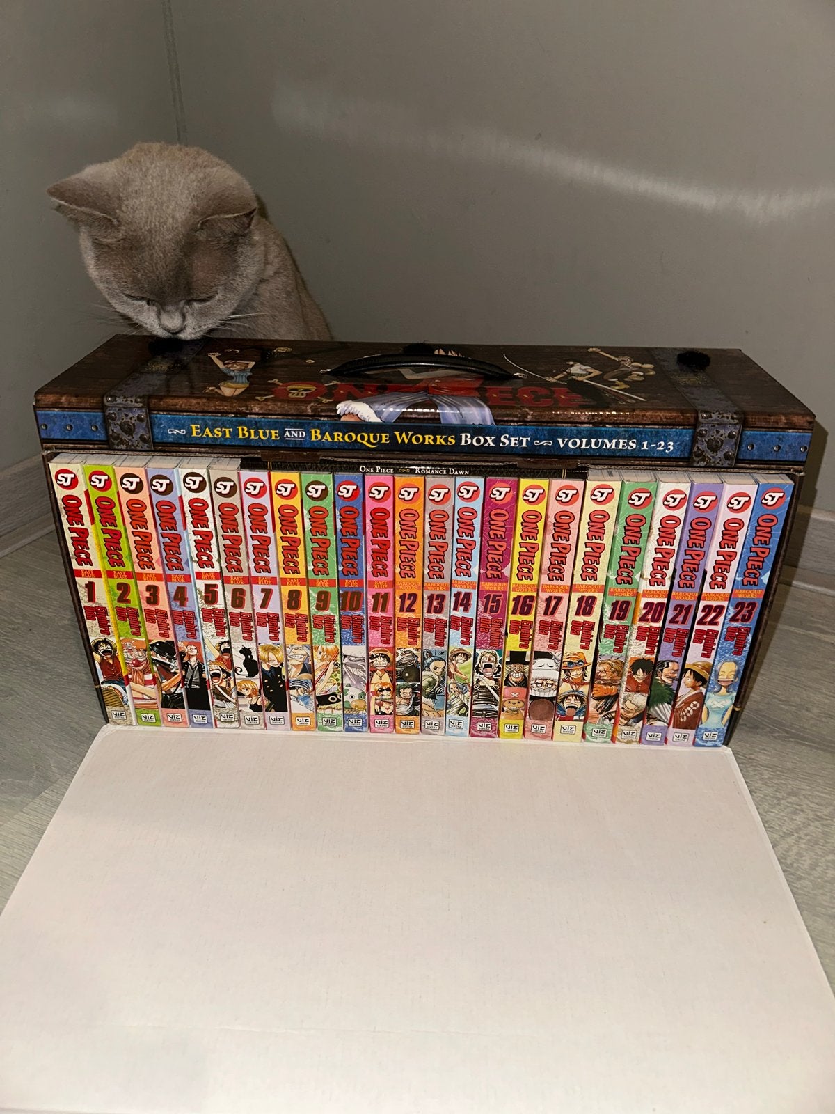One Piece Box Set 1: East Blue and Baroque Works (Vol. 1-23), Complete serie of reeks, Ophalen, Zo goed als nieuw