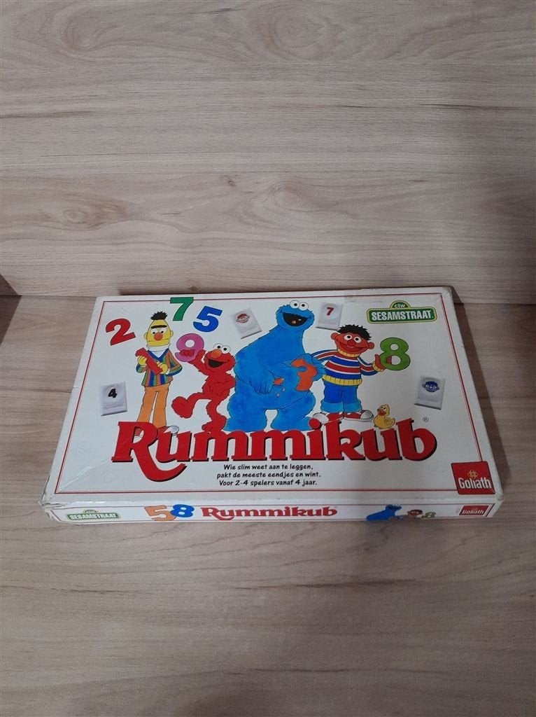 rummikub sesamstraat - s5094, Verzenden, Zo goed als nieuw