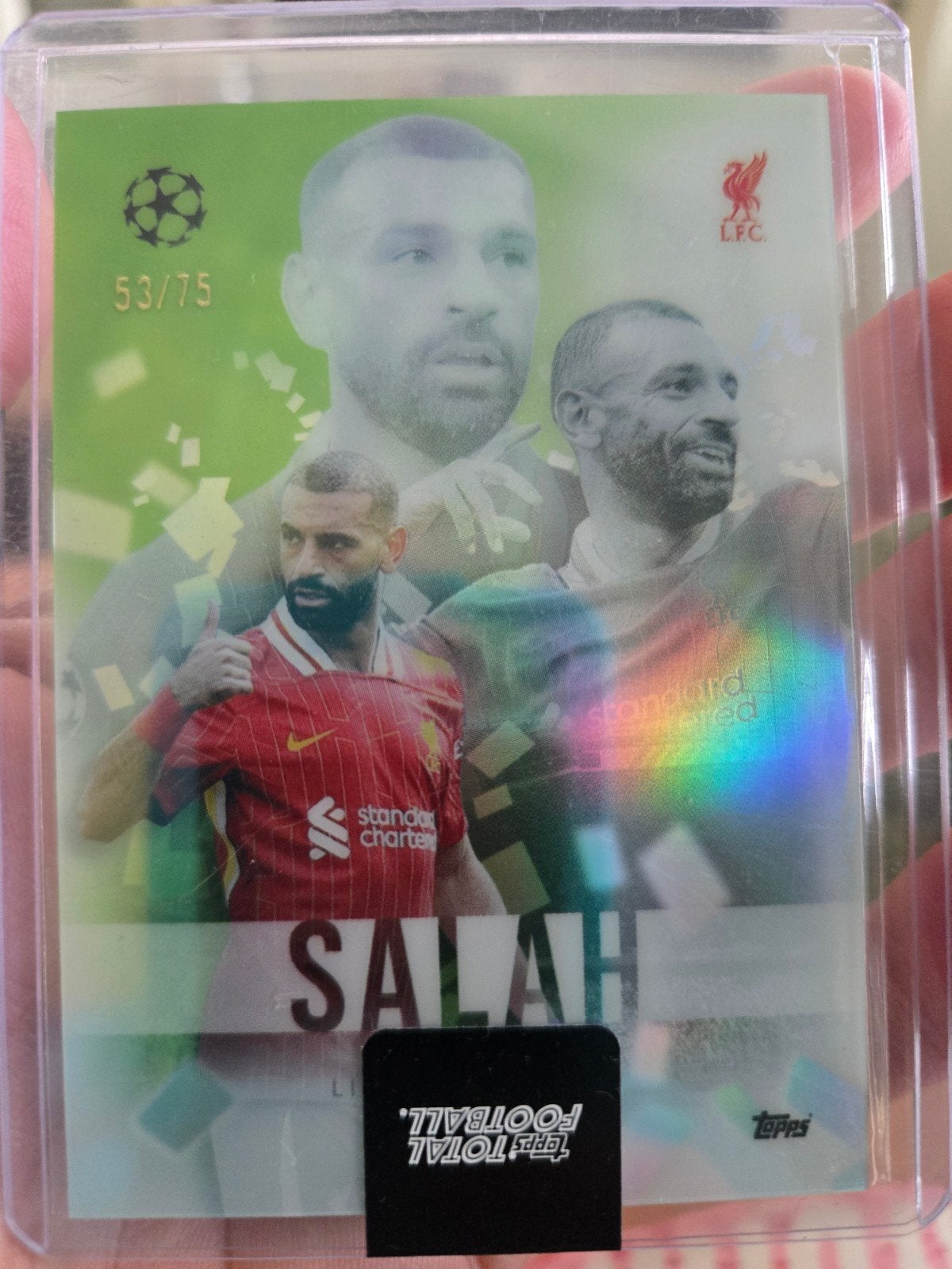 Mo Salah Topps Total Football Limited Edition /75, Verzamelen, Ophalen of Verzenden, Zo goed als nieuw, Buitenlandse clubs, Spelerskaart