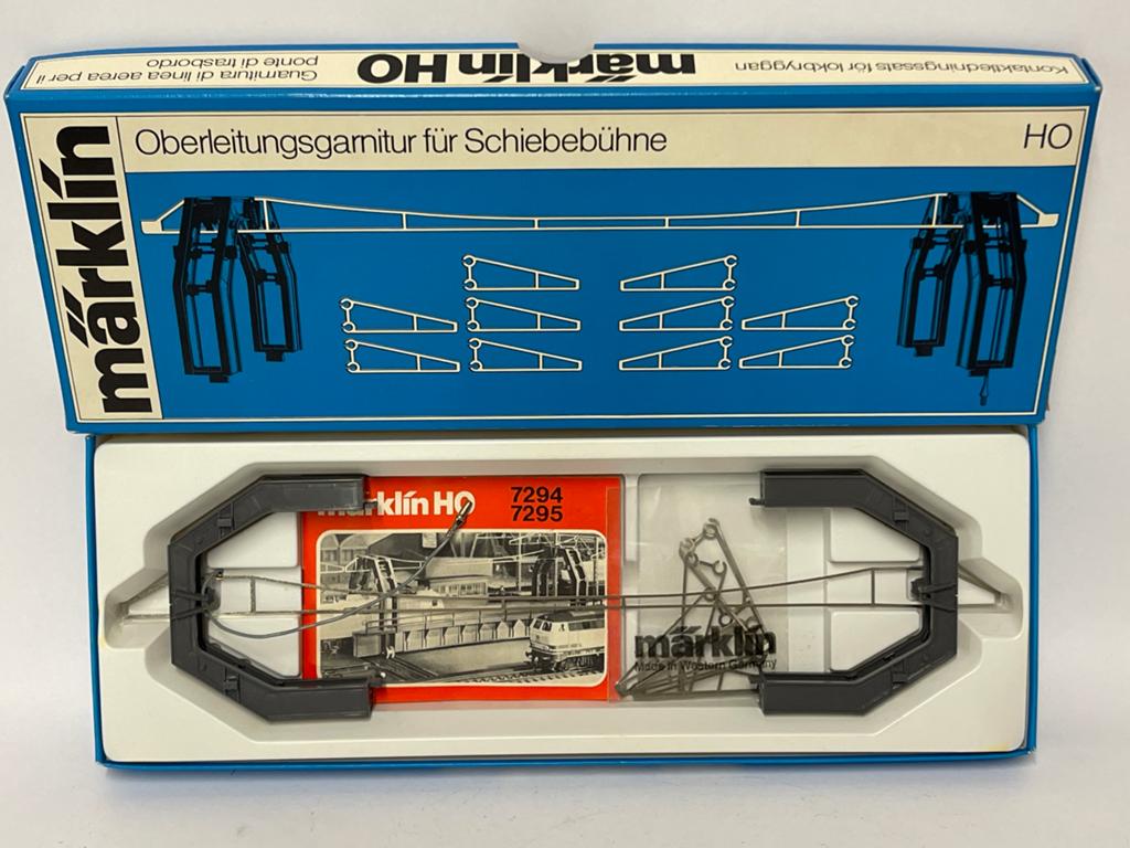 ** Marklin 7295 H0 Bovenleiding Garnituur voor Rolbrug **, Hobby en Vrije tijd, Modeltreinen | H0, Wisselstroom, Rails, Ophalen of Verzenden