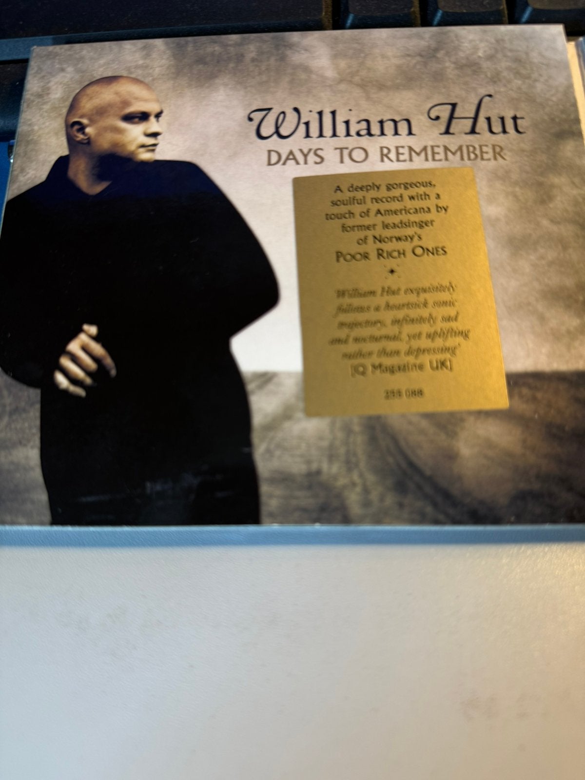 William Hut – Days To Remember, Ophalen of Verzenden, Zo goed als nieuw