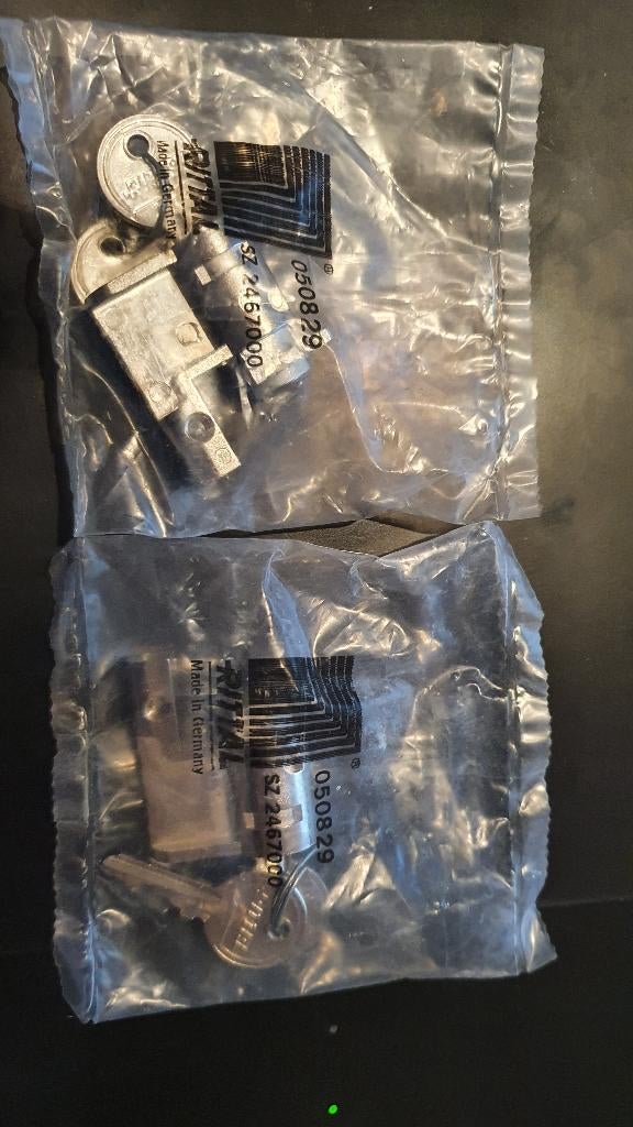 Rital SZ 2467000 cilinder 2x, Ophalen of Verzenden, Nieuw, Rvs, Slot