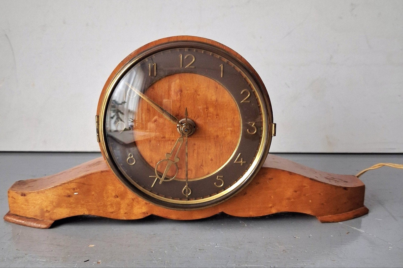 Vintage Jacob Palmtag tafelklok, Ophalen of Verzenden