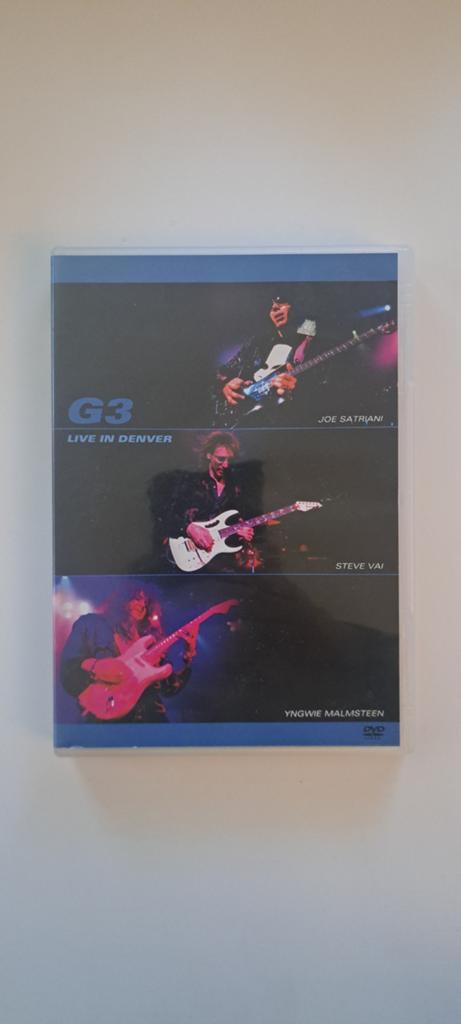 G3 Denver DVD - Joe Satriani, Steve Vai, Yngwie Malm, Alle leeftijden, Ophalen of Verzenden, Zo goed als nieuw