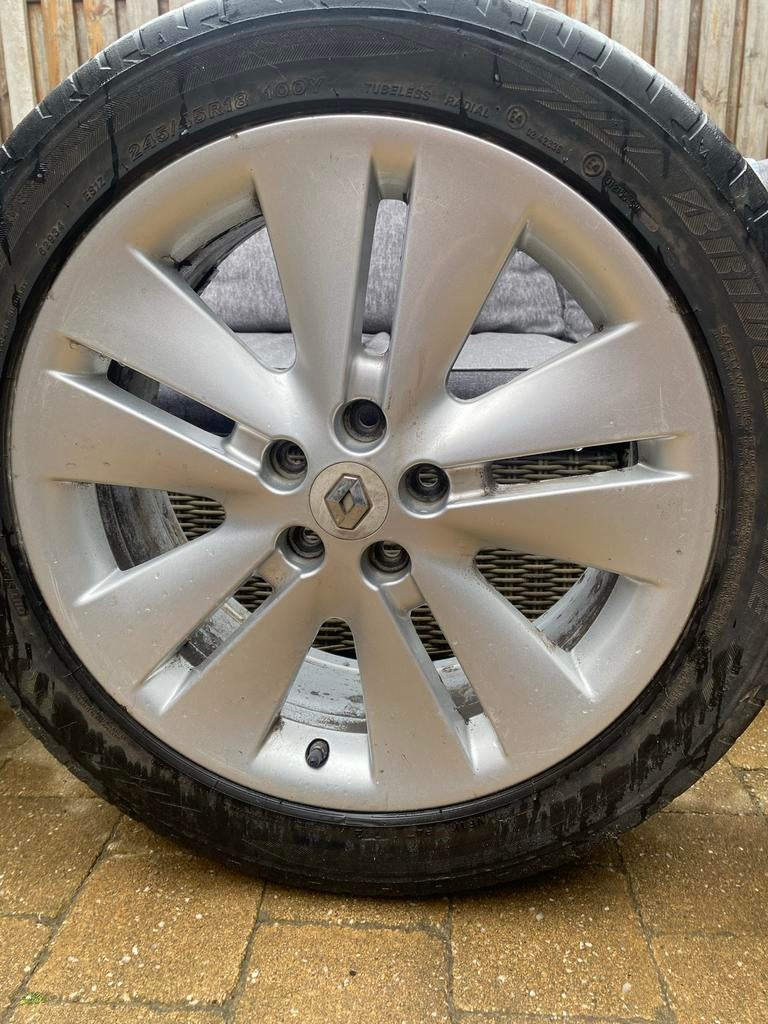 18 Inch Alu wielen Renault Espace IV., Auto diversen, Wieldoppen, Ophalen of Verzenden, Gebruikt