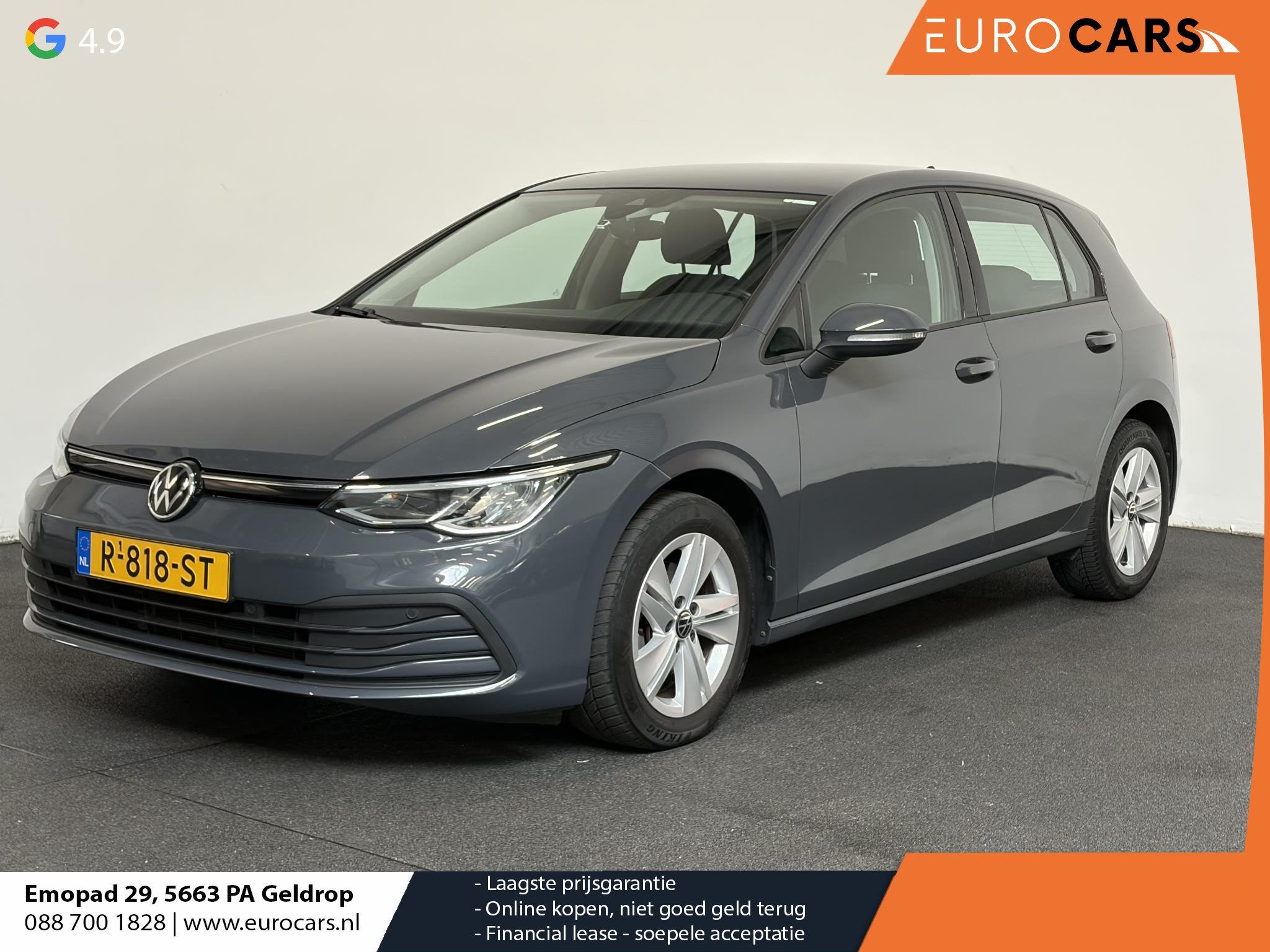 Volkswagen Golf 1.0 eTSI 110pk Automaat Life Climate control, Auto's, Stof, Gebruikt, 122 pk, 1202 kg