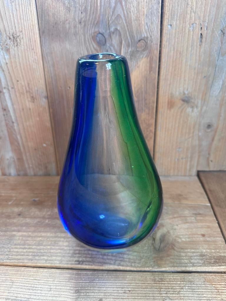 Bohemia kristal/glazen vaas, Antiek en Kunst, Antiek | Glas en Kristal, Ophalen of Verzenden