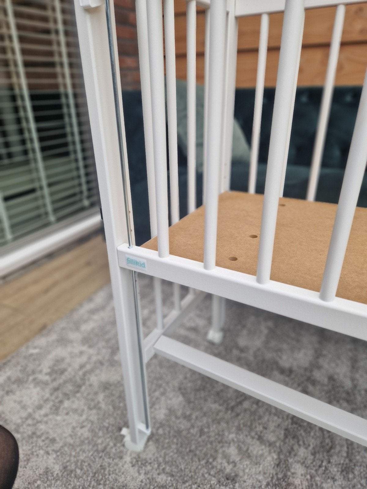 Babybedje/aanschuifwieg wieltjes, verstelbare hoogte, Ophalen, Zo goed als nieuw, Ledikant