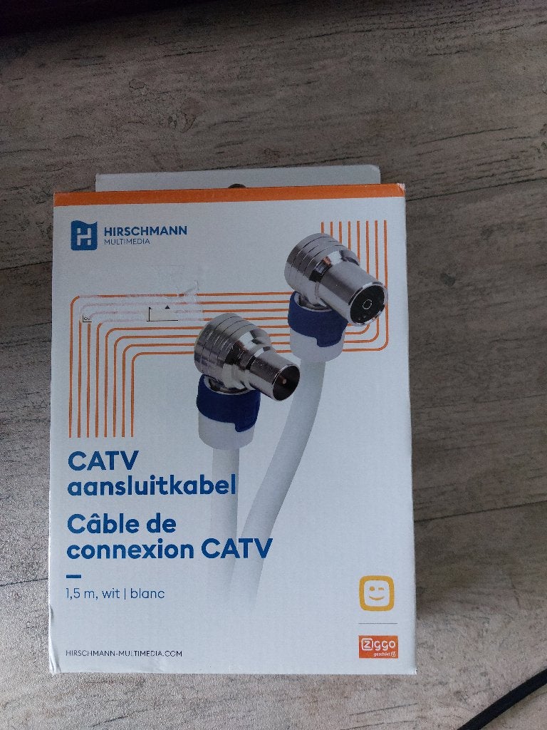 COAX kabel 1,5m CATV aansluitkabel, Ophalen, Nieuw, Minder dan 2 meter, Coaxiale kabel