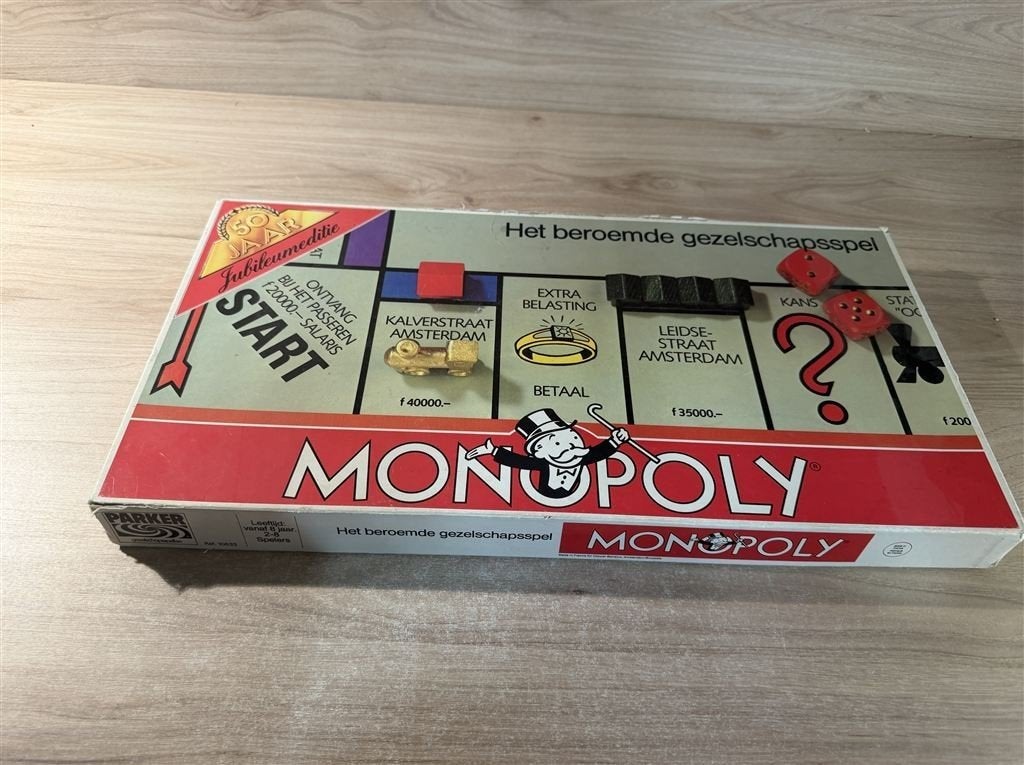 monopoly 50 jaar editie - s6774, Verzenden, Zo goed als nieuw