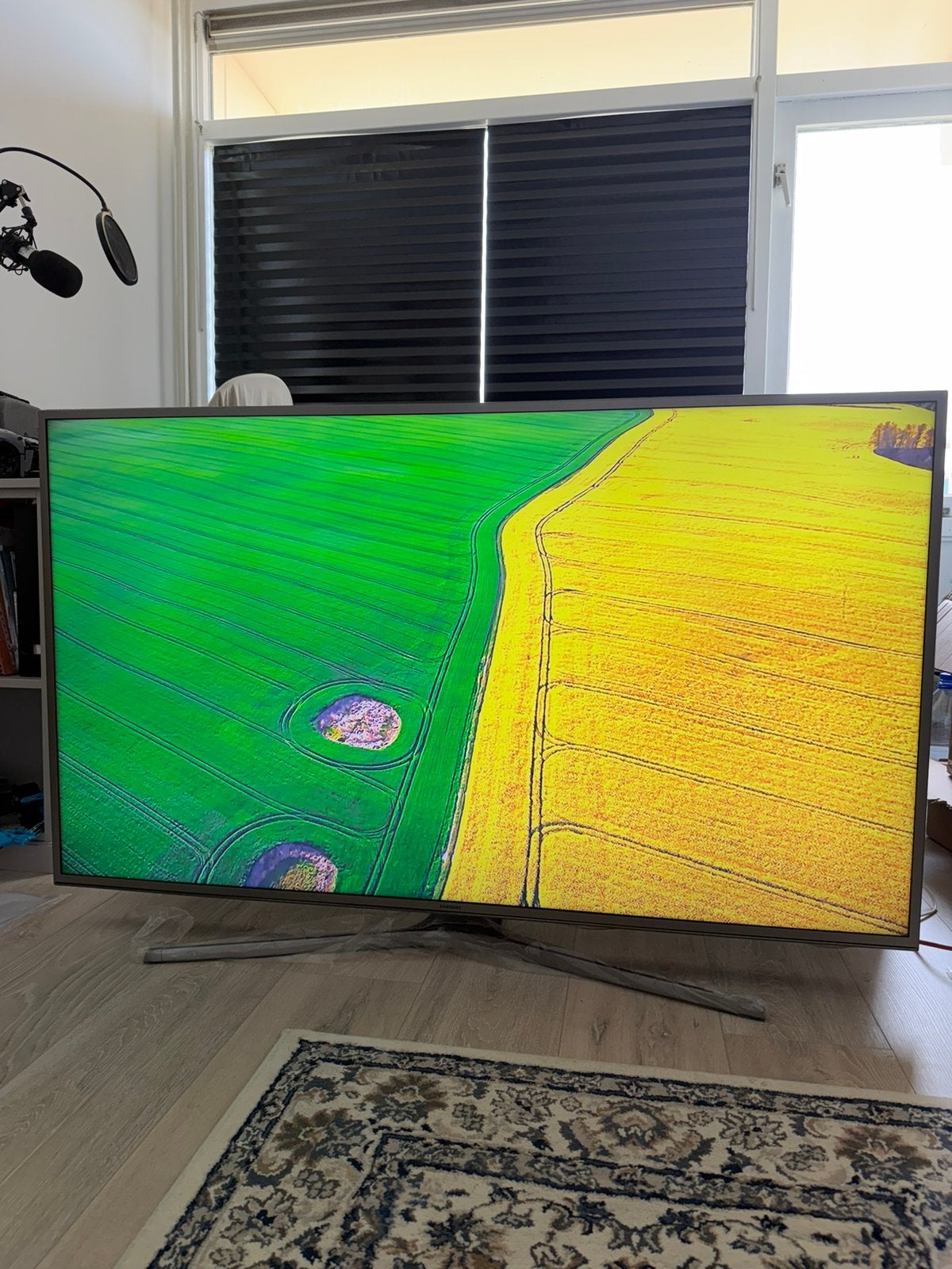 Samsung 55 inch smart tv 4K Ultra HD, Ophalen, 50 Hz, Zo goed als nieuw, Samsung