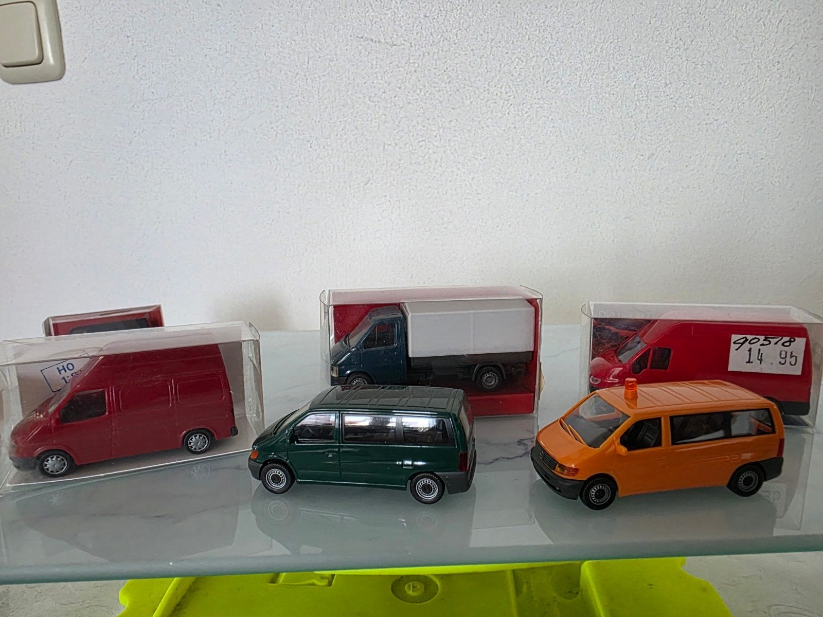 5 Bedrijfsauto's Schaalmodel 1:87 - Diverse Merken, Ophalen of Verzenden
