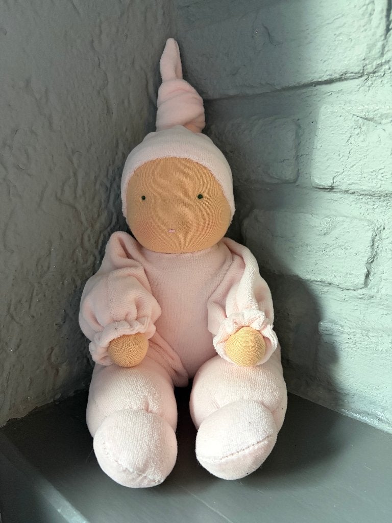 Zonnekind Knuffelpop 4 / 30cm / Antroposofische pop, Verzenden, Nieuw, Overige typen