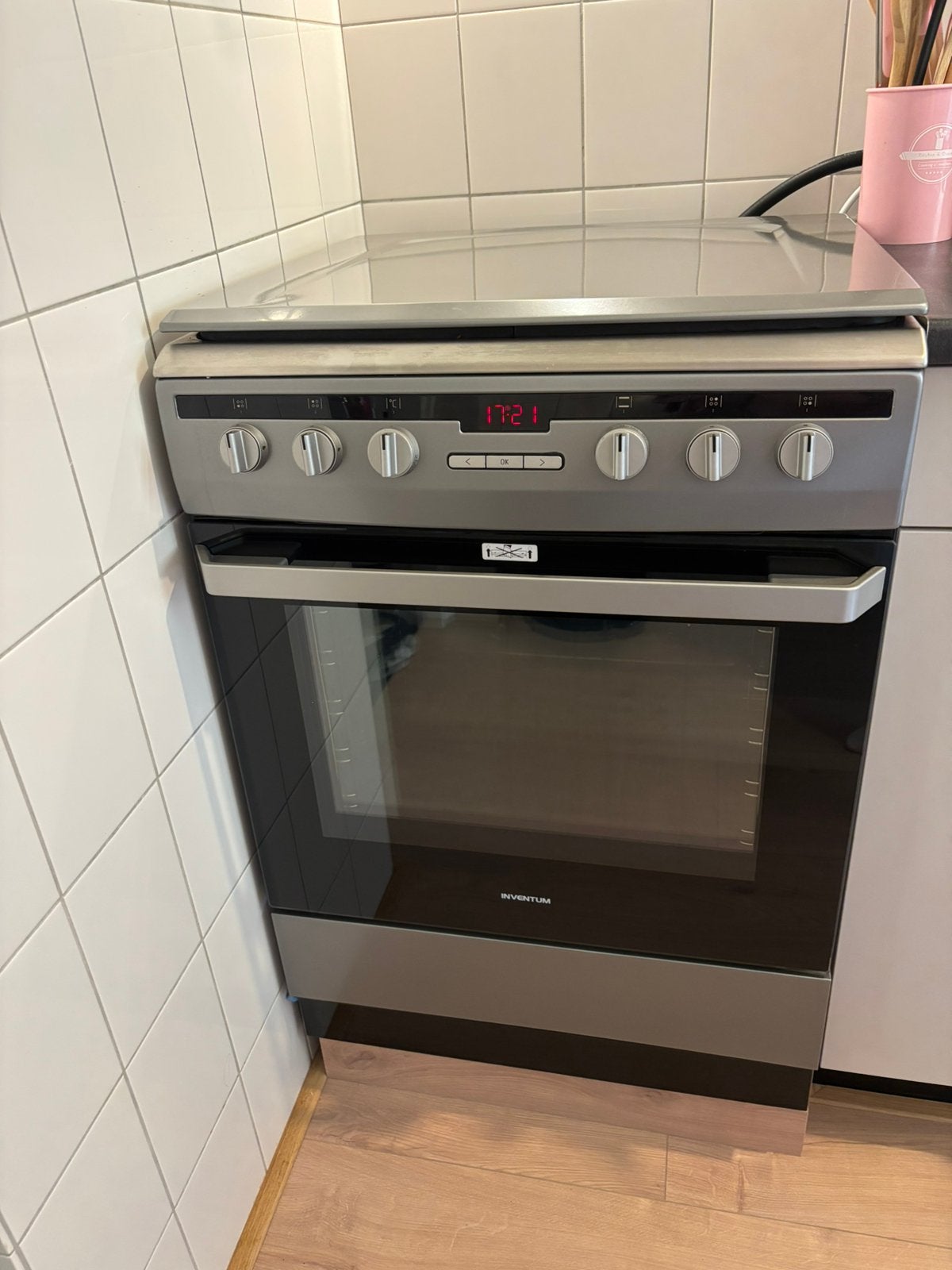 Inventum vrijstaand gasfornuis, 60 cm of meer, Zo goed als nieuw, Gas, Vrijstaand