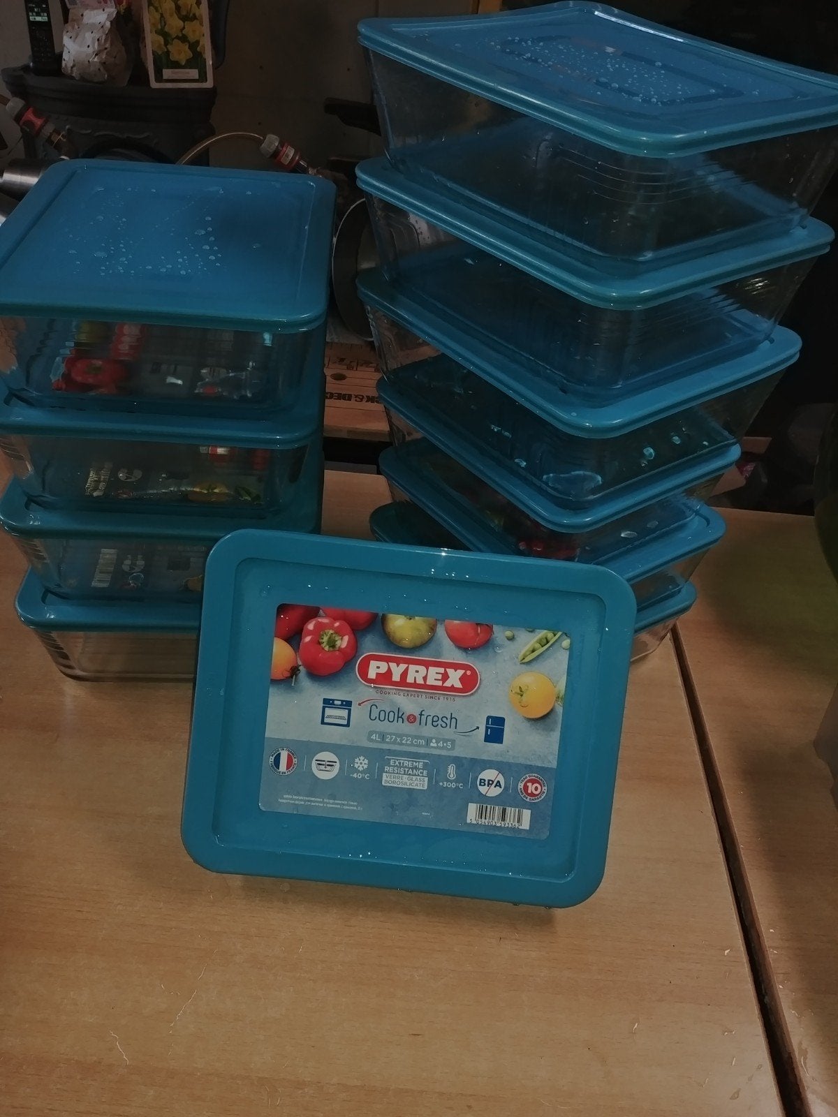 diepvriesbakjes, Ophalen, Gebruikt, Glas