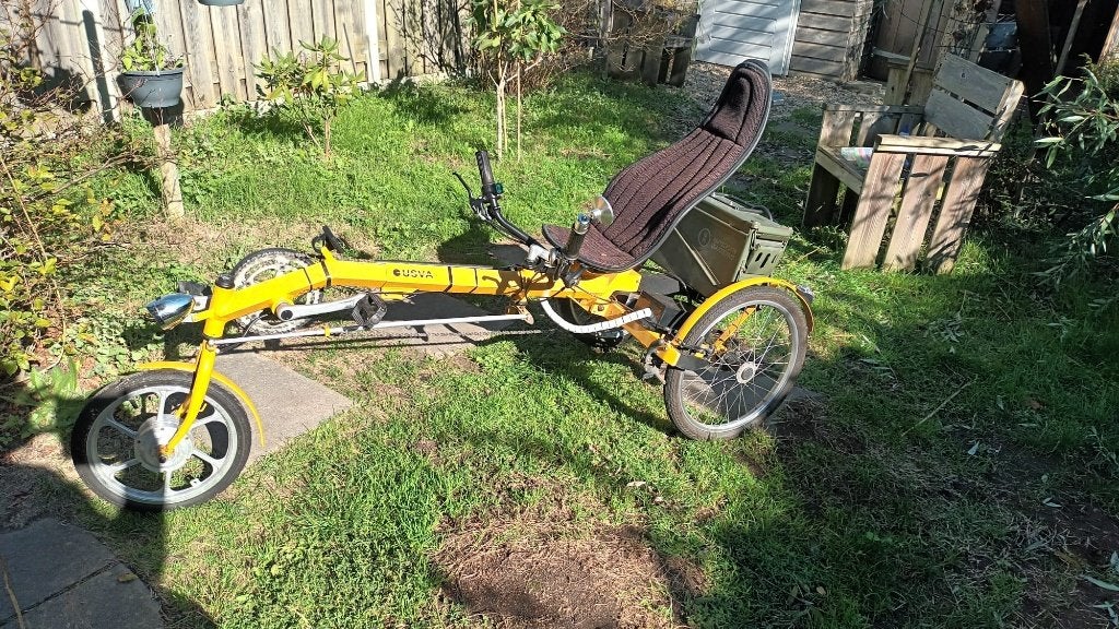 USVA ligfiets, elektrisch, Gebruikt, Onderstuur, Schijfrem, Ophalen