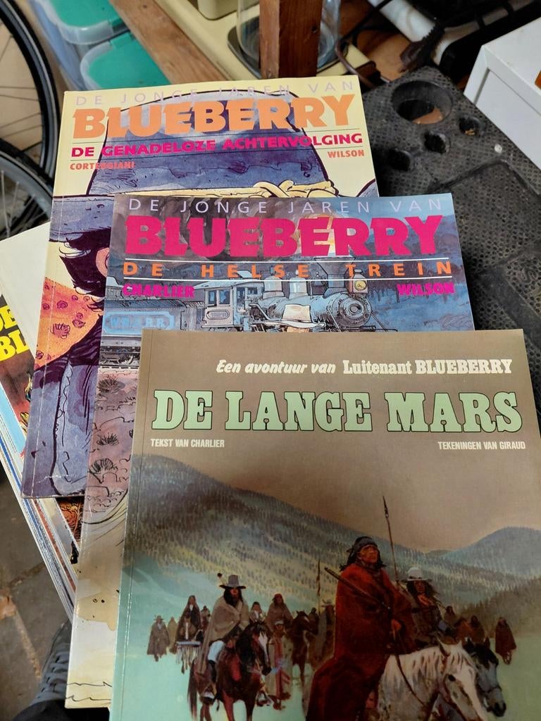 Diverse Blueberry stripboeken - Western avonturen, Boeken, Meerdere stripboeken, Ophalen of Verzenden, Gelezen, Jean-Michel Charlier, Jean Giraud (Moebius)