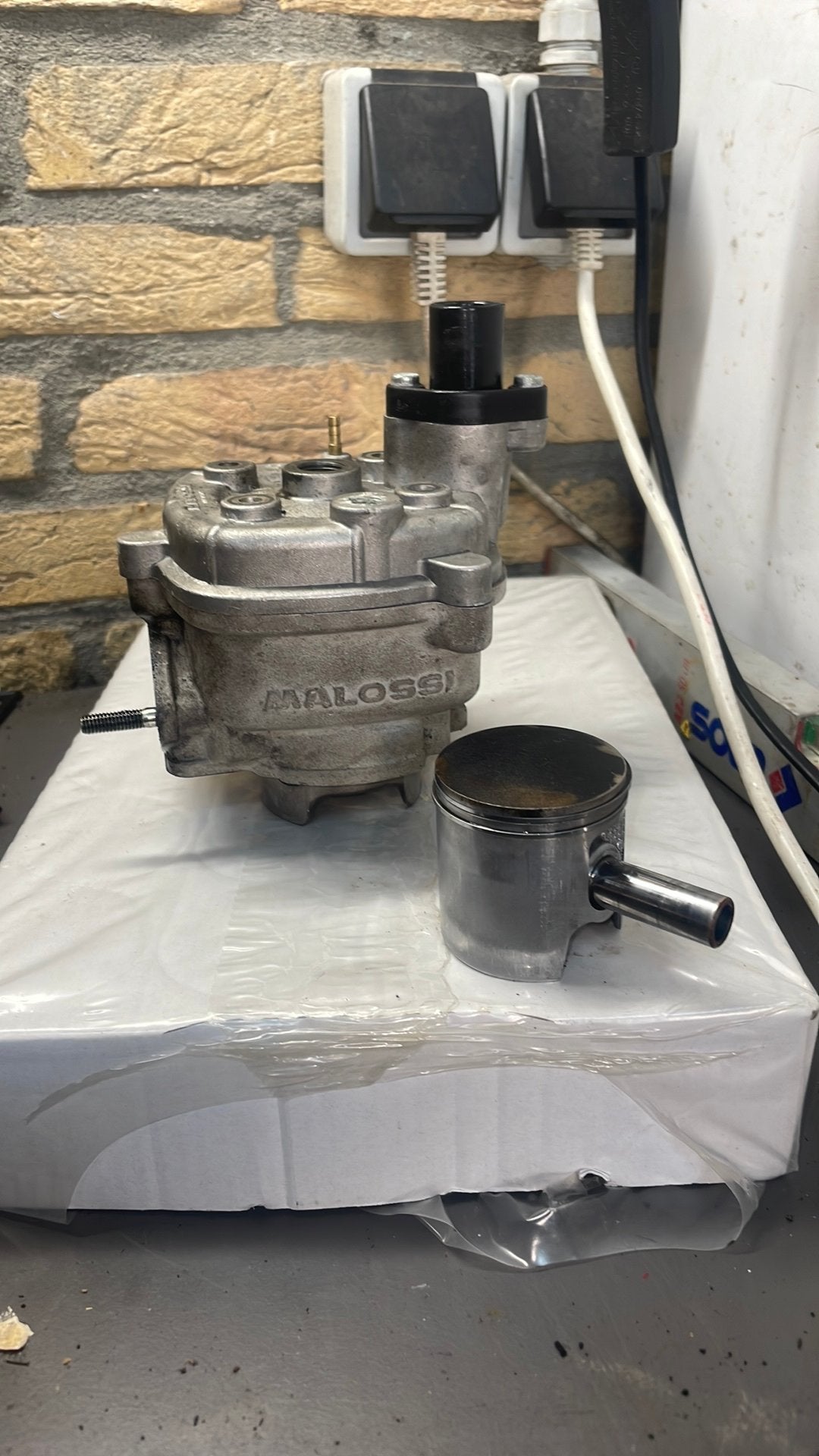 Malossi MHR REPLICA piaggio 70 cc LC cilinder, Ophalen of Verzenden, Gebruikt