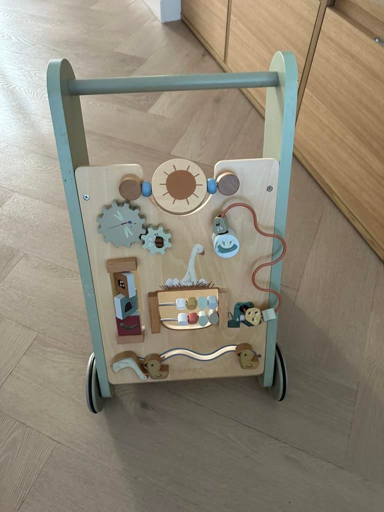 Little Dutch Wooden Activity Walker / Baby Walker Mint Green, Kinderen en Baby's, Ophalen of Verzenden