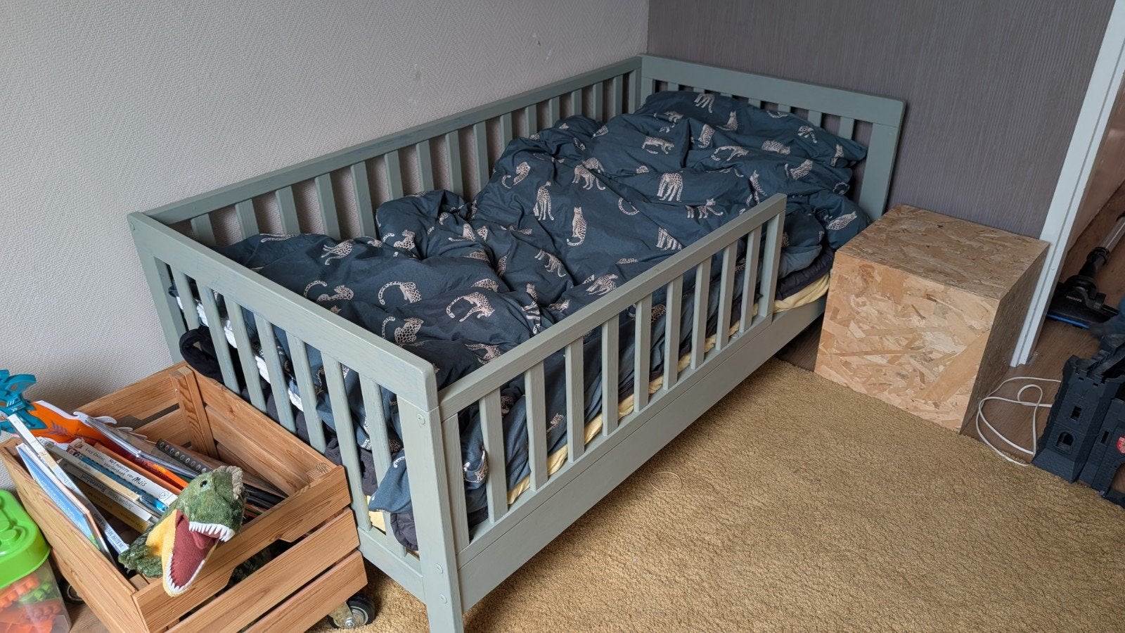 Petit Amelie bedje, Kinderen en Baby's, Ophalen, Gebruikt, 70 tot 85 cm, 140 tot 160 cm