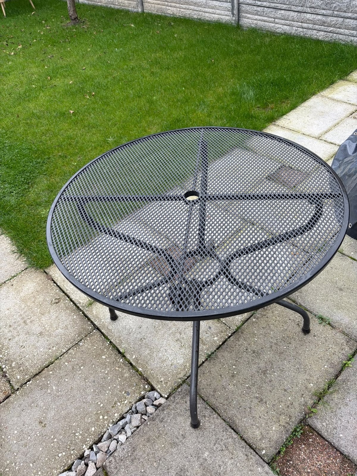 Ketler ronde metalen tuintafel - 90 cm diameter, Ophalen, Gebruikt, Rond, Metaal