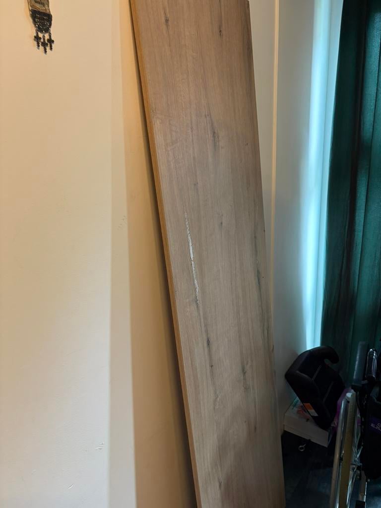 Te koop plank 2 meter voor een bureau, Doe-het-zelf en Verbouw, Hout en Planken, Ophalen, Gebruikt, Minder dan 25 mm, Plank