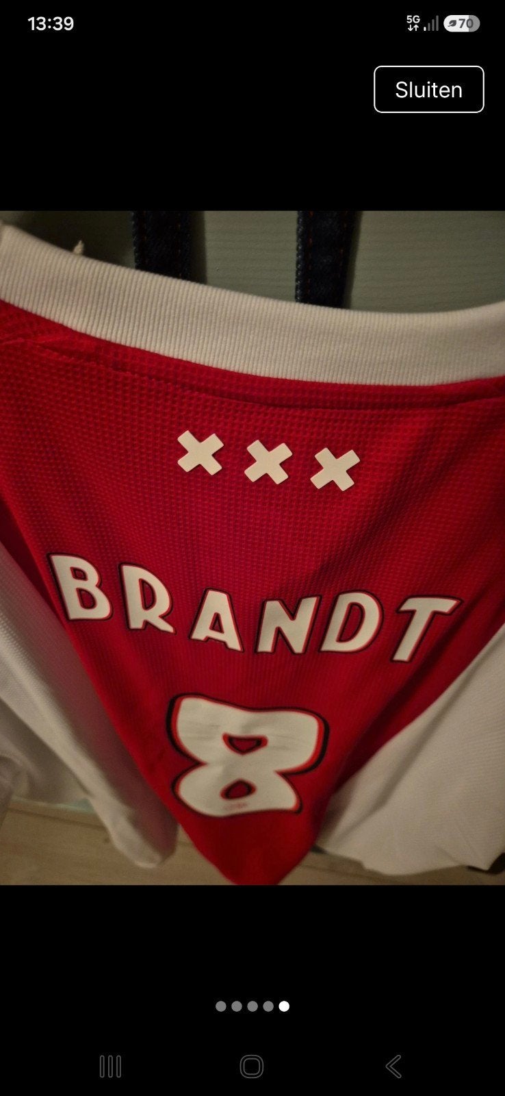 nieuw ajax shirt mt 3xl met kaartje en opdruk, Groter dan maat XL, Ophalen of Verzenden, Nieuw, Shirt