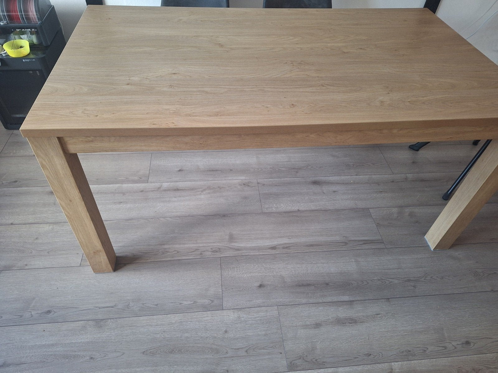 Eettafel 160x90x77 cm, Ophalen, Gebruikt, 50 tot 100 cm, 150 tot 200 cm