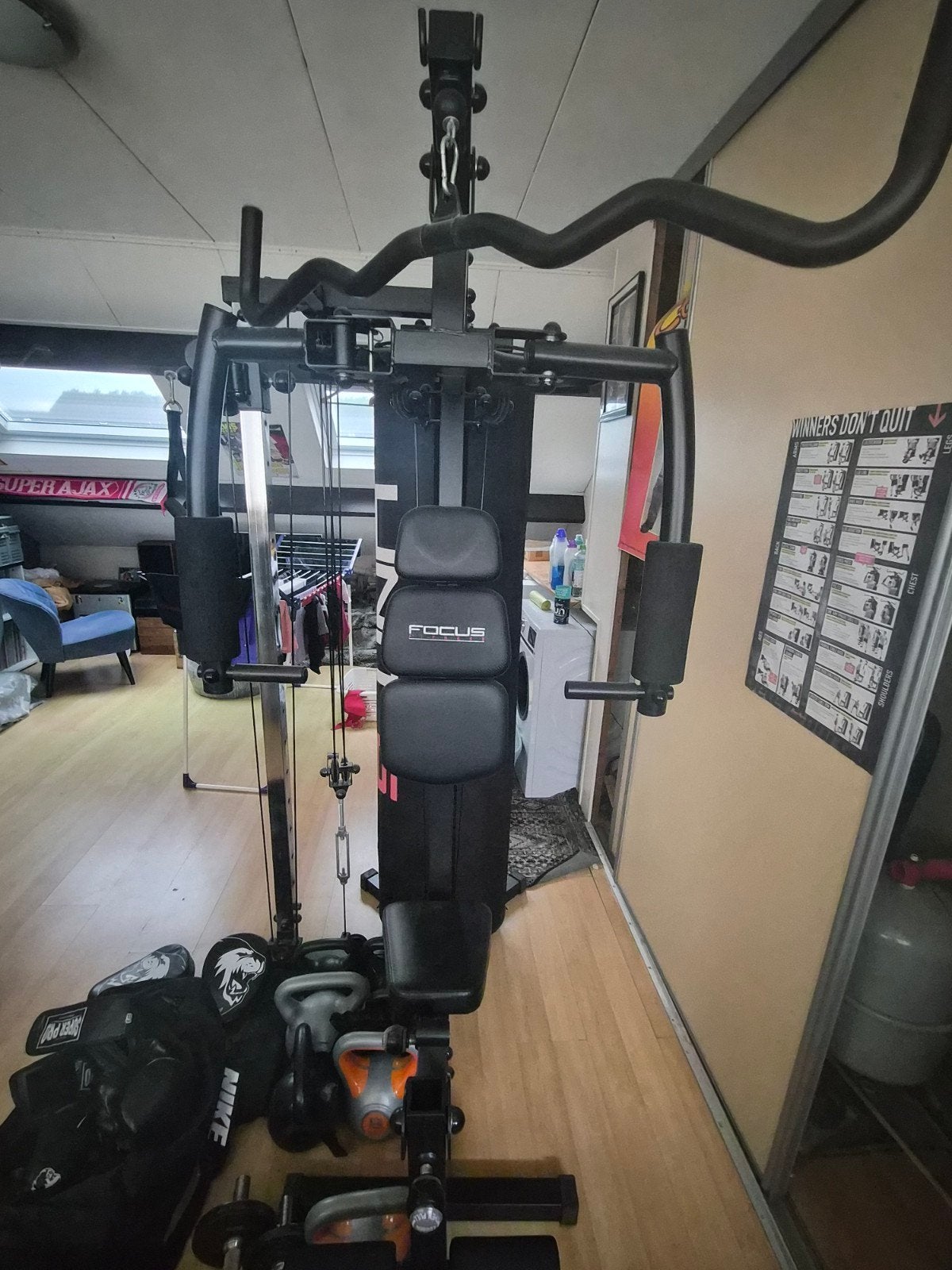 Focus Fitness Unit 6 Krachtstation - Zo goed als nieuw, Sport en Fitness, Ophalen, Benen, Krachtstation, Zo goed als nieuw