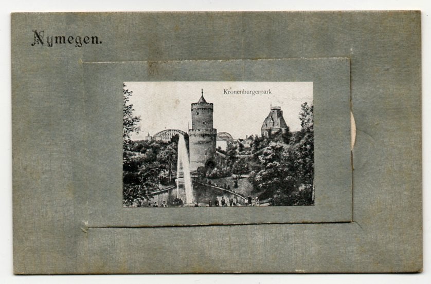 Leporello Nijmegen Kronenburgerpark, Verzamelen, Ophalen of Verzenden, 1920 tot 1940, Ongelopen, Gelderland