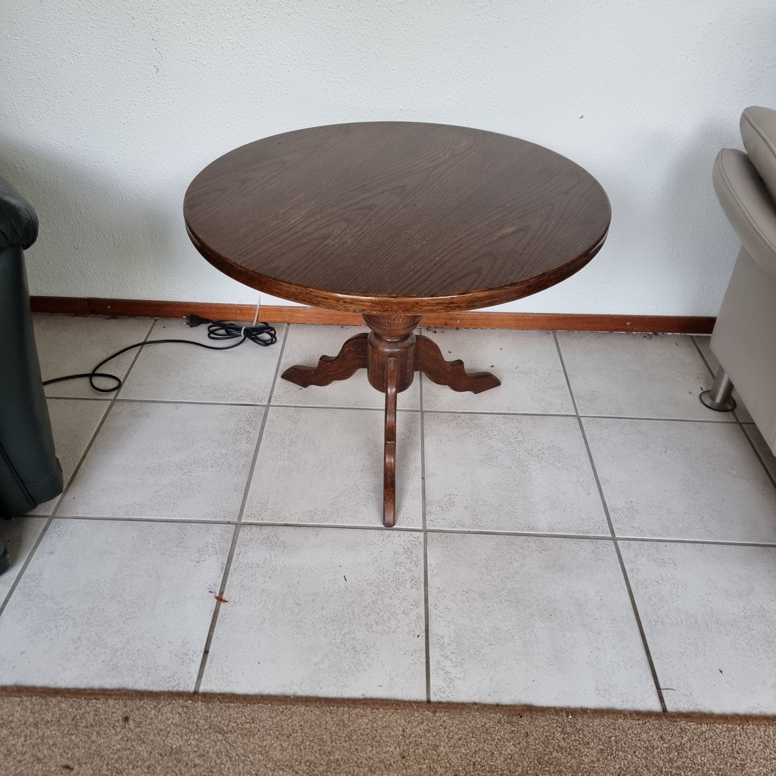 Leuke ronde salontafel 70x52cm - Ophalen in Apeldoorn, Huis en Inrichting, Ophalen