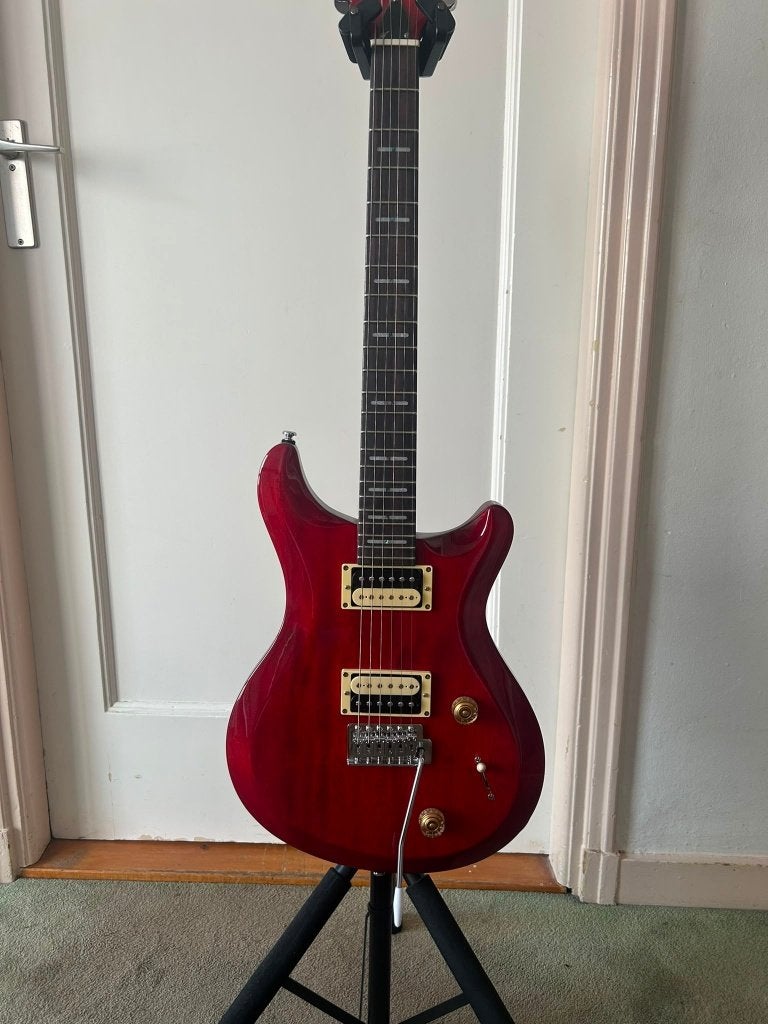Complete gitaar set Sire Larry Carlton Q3 + Marshall CODE50, Met versterker, Zo goed als nieuw, Solid body, Ophalen