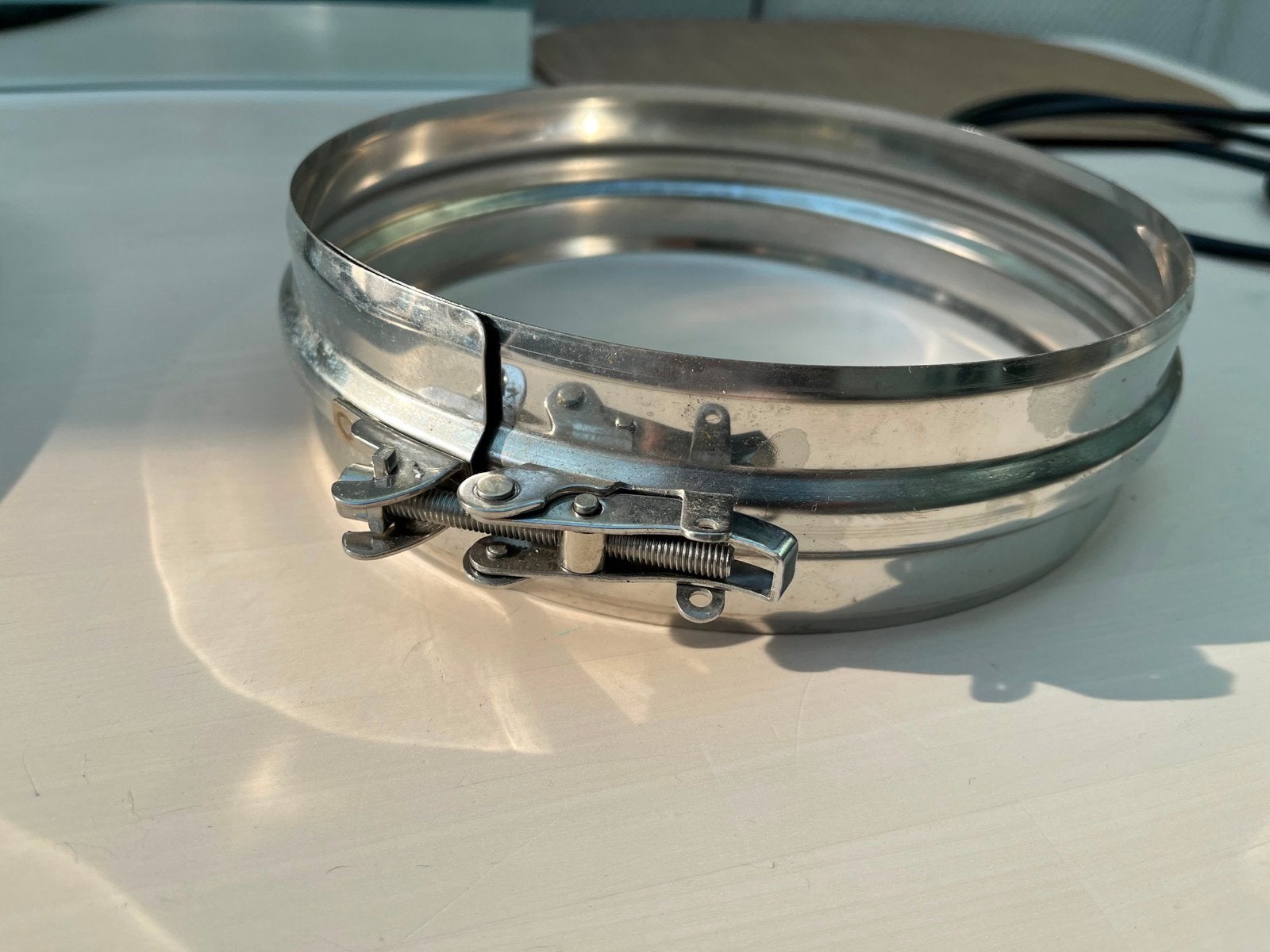 RVS Klemband 20 cm diameter, Ophalen, Nieuw, Ventilator en Afzuiger