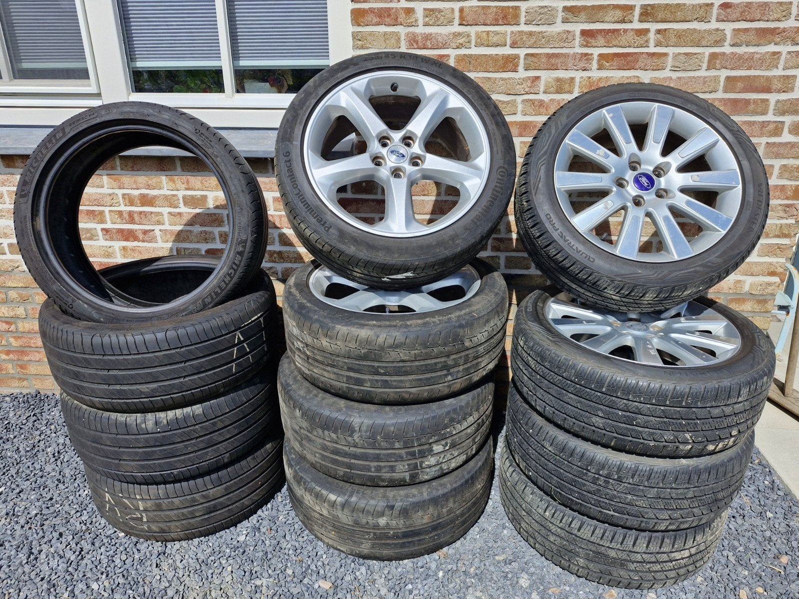 Bandensets ford/volvo 17 inch, 18 inch, Auto-onderdelen, Banden en Velgen, Band(en), All Season, 17 inch, 225 mm, Personenwagen