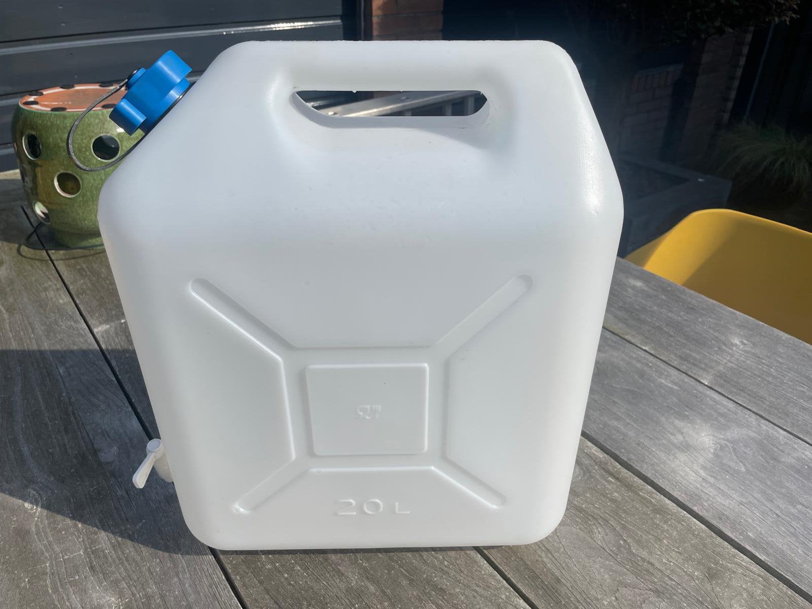 Jerrycan 20 liter met kraantje, nieuw!, Ophalen of Verzenden, Zo goed als nieuw