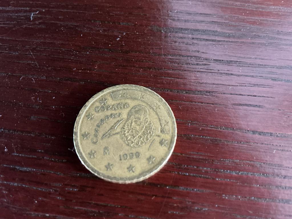 50 Eurocent Spanje 1999, Postzegels en Munten, Ophalen, Spanje, 50 cent