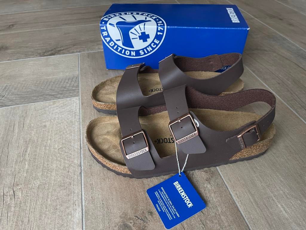 Birkenstock Milano Sandalen - Nieuw met label, Sandalen, Bruin, Nieuw, Ophalen of Verzenden