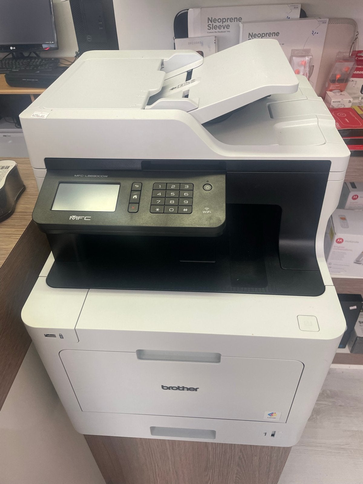 Brother MFC-L8690CDW All-in-one Laserprinter met WiFi, Computers en Software, Printers, Gebruikt, Faxen, All-in-one, Ophalen of Verzenden