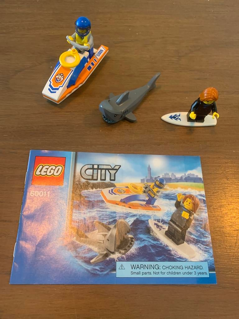 Lego 60011 Surfer Redding, Ophalen, Gebruikt, Complete set, Lego
