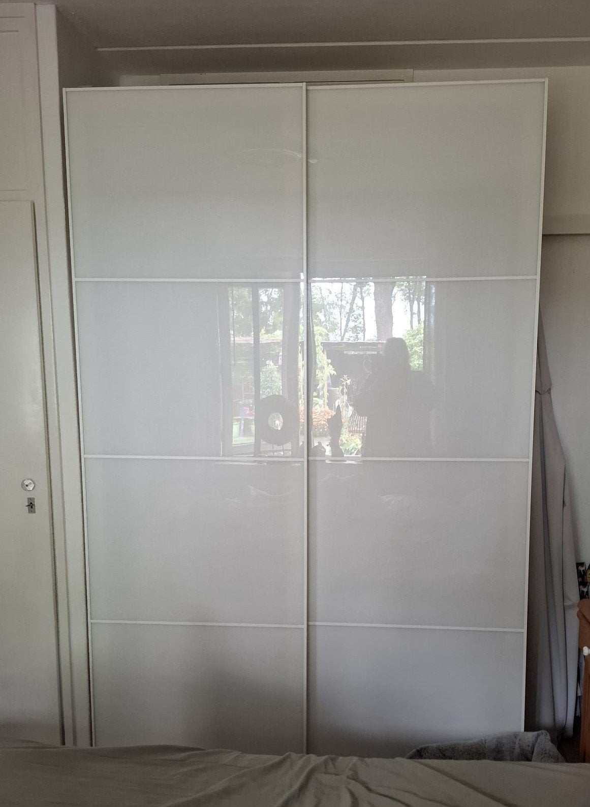 ikea kleding kast , schuifdeuren, Ophalen, 50 tot 75 cm, 200 cm of meer, 200 cm of meer